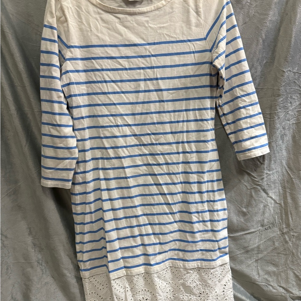 Vineyard Vines Blue and White Striped Top